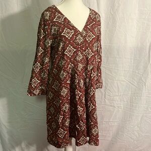 H&M paisley dress size 4
